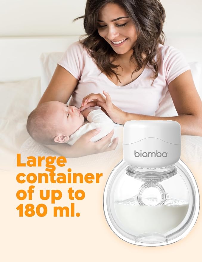 Pump Up Portable Breast Pump Hands Free - Wireless in-Bra Wearable Breast Milk Extractor, Smart Modes & Suction Levels, Extended Battery Life, Ultra Quiet Motor, 180mL Capacity, Double Pack
