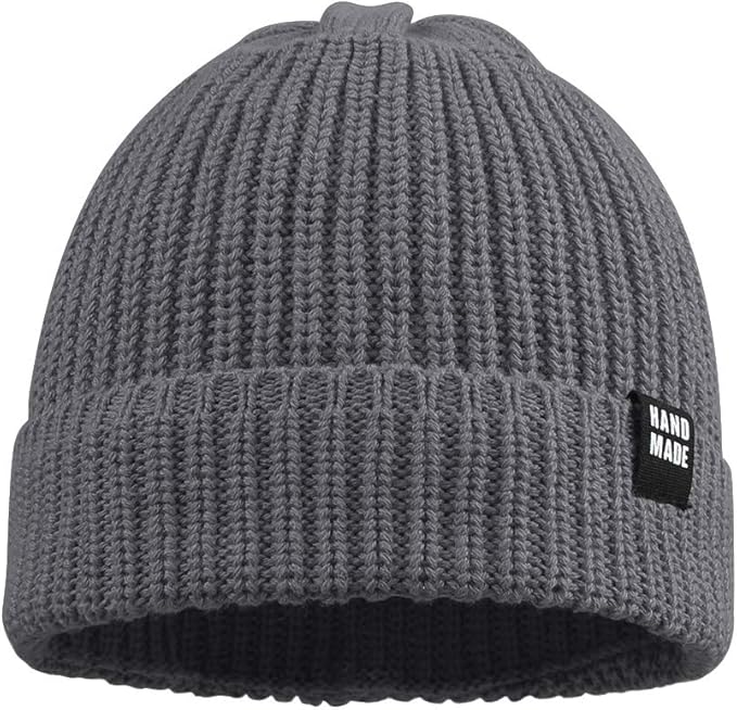 JANGANNSA Simple Knitted Baby Beanie Hip-Hop Boys Winter Hat Toddler Kids Bonnet for Girls 0-5Y