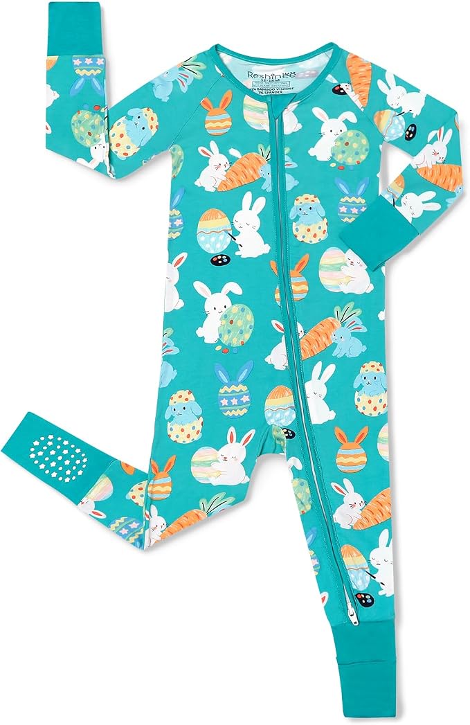 babee Reshinee Bamboo Viscose Baby Footie Pajama, Zipper Sleeper Boys Girls | by babeeReshinee