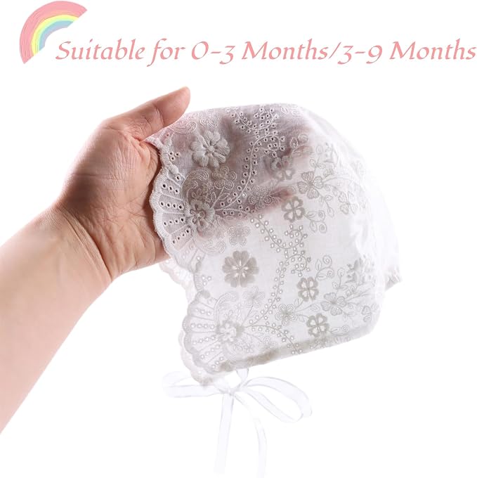 Lovely Baby Girl Hospital Hat Soft Cotton Newborn Beanie Winter Baby Hats - Image 6