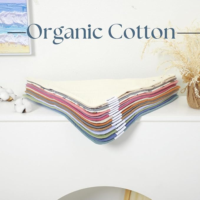 Bandana Bibs with 3 Waterproof Lining Organic Cotton Drool Bibs - Image 3