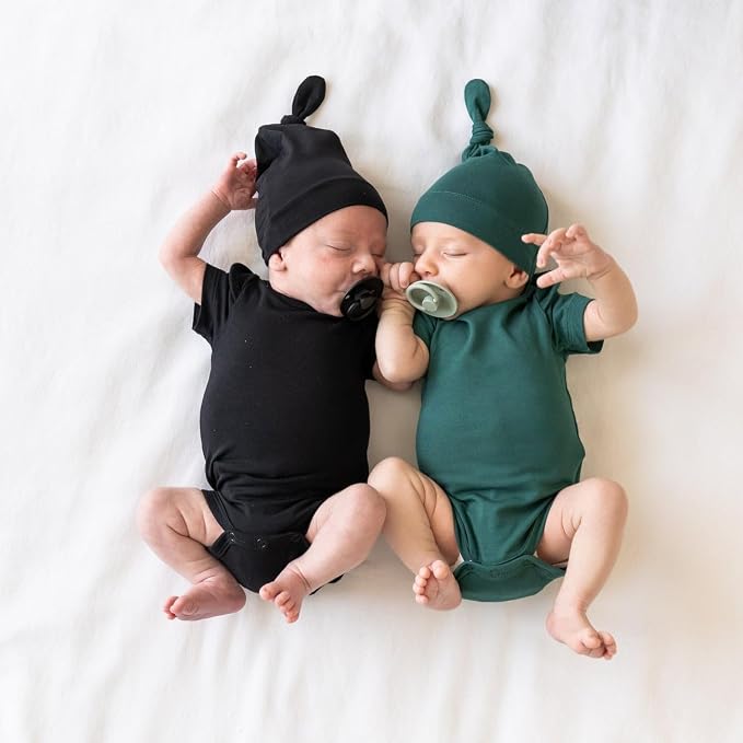 KYTE BABY Unisex Bamboo Rayon Baby Beanie Soft Knotted Cap - Image 3