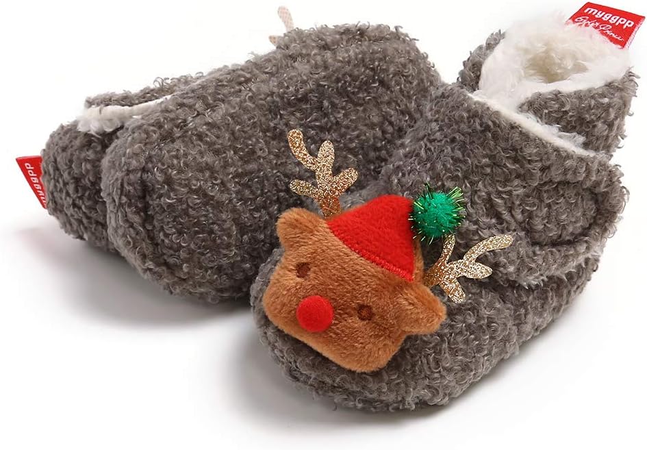 Ohwawadi Infant Baby Slippers Girls Boys Booties Warm Baby Socks Shoes Newborn - Image 5