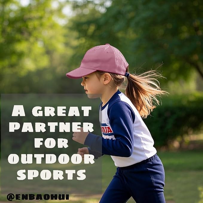 2 Packs Toddler Boys Girls Baseball Summer Hat Kids Baseball Cap Baby Sun Hat - Image 5