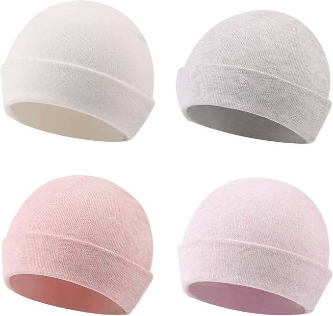Cotton Newborn Baby Girls Hat Spring Newborn Boys Hat Cute Rabbit Infant Beanie by JANGANNSA