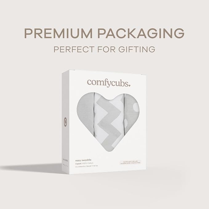 Comfy Cubs Easy Swaddle Blanket, 3 Pk Small - Image 7