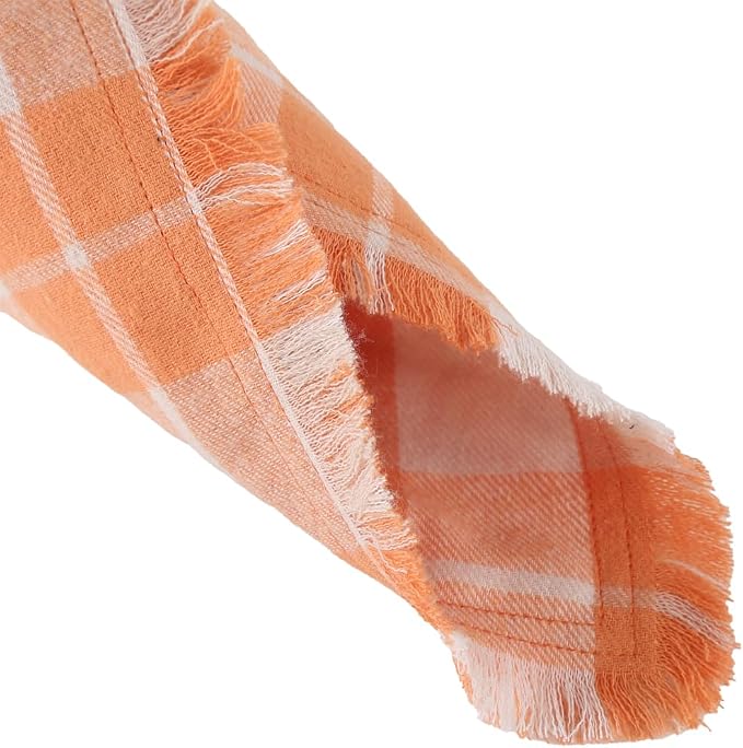 Fall Dog Bandana Autumn Thanksgiving Plaid Reversible Triangle Bibs Scarf - Image 3