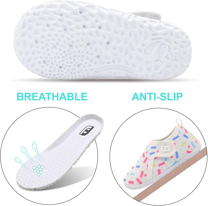 JOINFREE Baby Toddler Water Shoes Boys Girls Sandals Barefoot Kids Breathable Sneakers Shoes for Walking Running