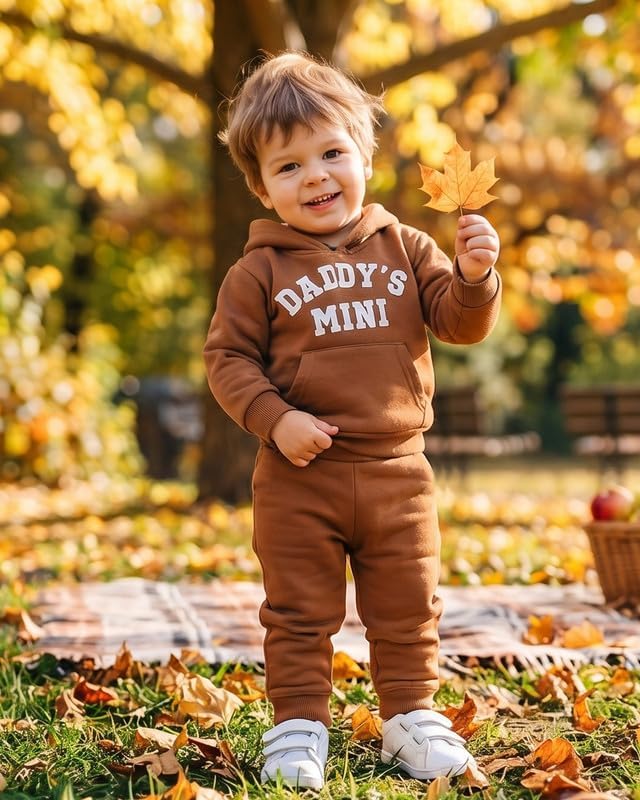 Toddler Baby Boy Fall Clothes Long Sleeve Hoodie Sweatshirts Pants Set Infant - Image 2