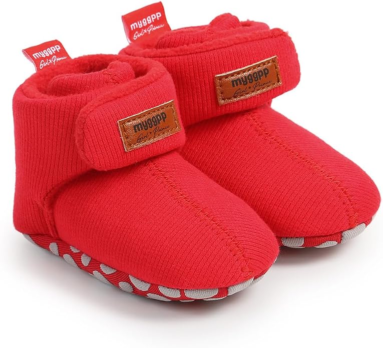 Ohwawadi Infant Baby Slippers Girls Boys Booties Warm Baby Socks Shoes Newborn - Image 7
