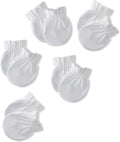 Butterblu Morgan 5-Pack Mitts 100% Cotton No Scratch Mitten Gloves | GOTS by Butterblu