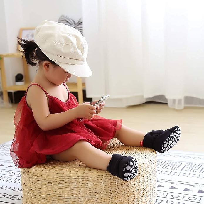Ohwawadi Infant Baby Slippers Girls Boys Booties Warm Baby Socks Shoes Newborn - Image 2