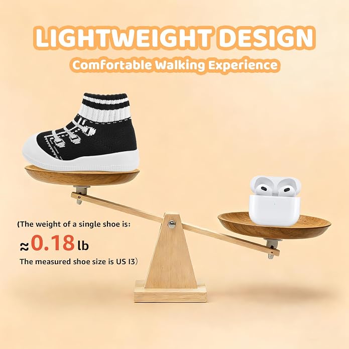 STQ Baby/Toddler Sock Walking Shoes Infant Slippers - Image 5