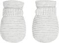 Newborn Baby No Scratch Mittens Stay On, 100% Cotton Breathable, Adjustable by Reyow