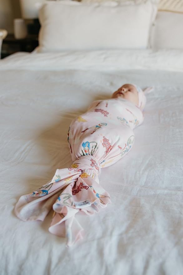 Copper Pearl Swaddle Blankets for Newborns | Soft Stretchy Receiving Blankets - Image 4