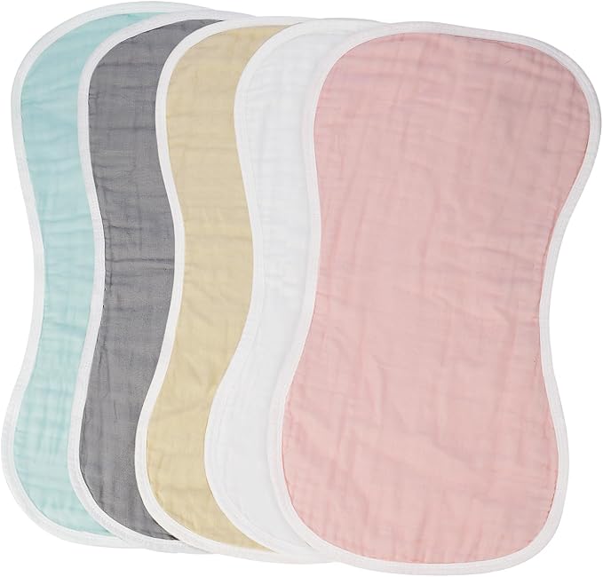 MUKIN Baby Muslin Burp Cloths and Burping Cloth, Soft Absorbent - Image 10