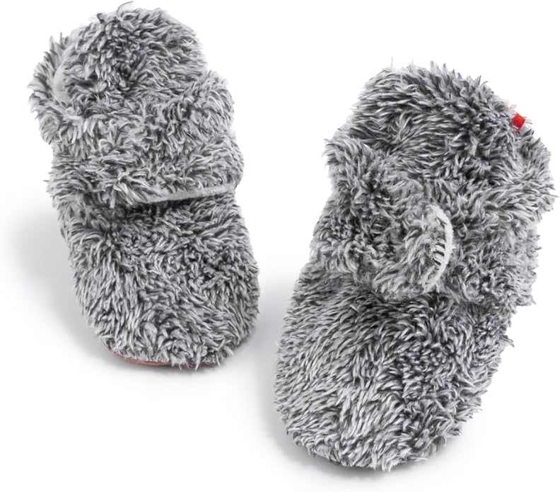 Babelvit Newborn Baby Boy Girl Soft Fleece Booties Stay On Infant Slippers by Babelvit
