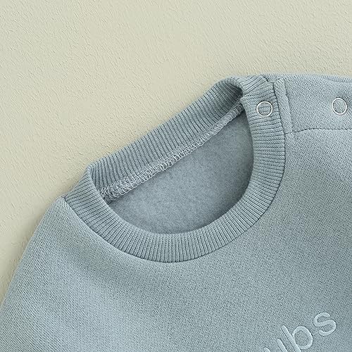 VISGOGO Newborn Infant Baby Boy Oversized Romper Sweater Bodysuits Coming Home - Image 5