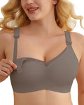As Fairy Nursing Bras for Breastfeeding Mesh Lace Seamless Maternity Bra Pregnancy Sleep Wireless Pumping Bralette