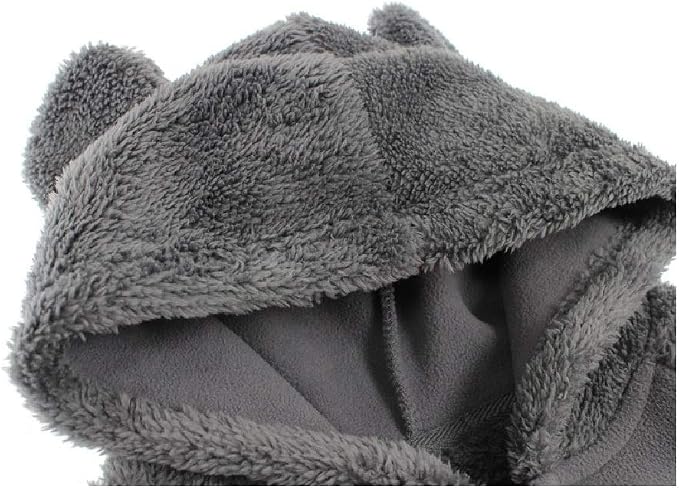Toddler Winter Coats Baby Boys Girls Fuzzy Sherpa Fleece Jackets - Image 3