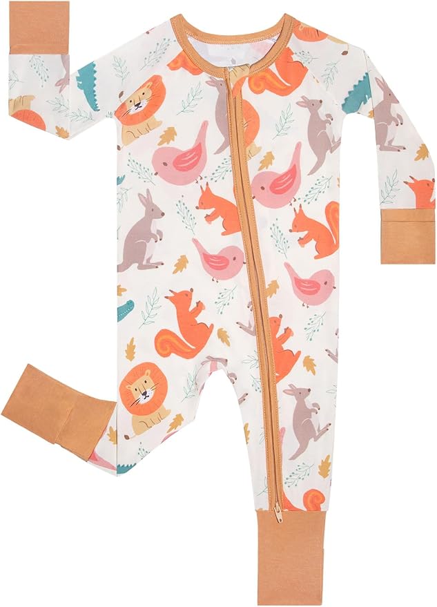 GUISBY Baby Footless Pajamas, Rayon of Bamboo, NB-2T | Rayon of bamboo softness by GUISBY