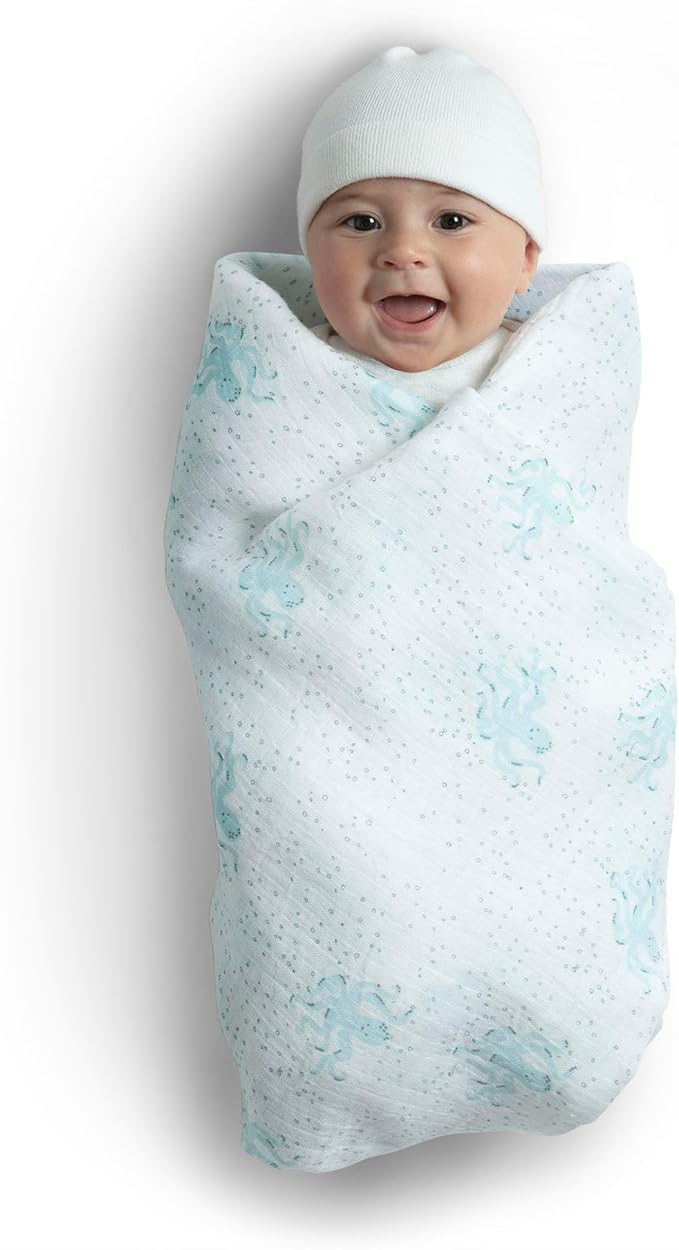Delta Children 100% Cotton Muslin Baby Receiving Blankets - Image 14