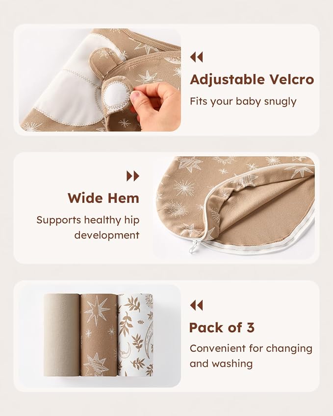 Unnivoll Baby Swaddles for Newborns - Image 5