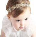 DANMY Baby Girl Super Elastic Headband, Cotton Lace Toddler Hair Band, Infant by DANMY