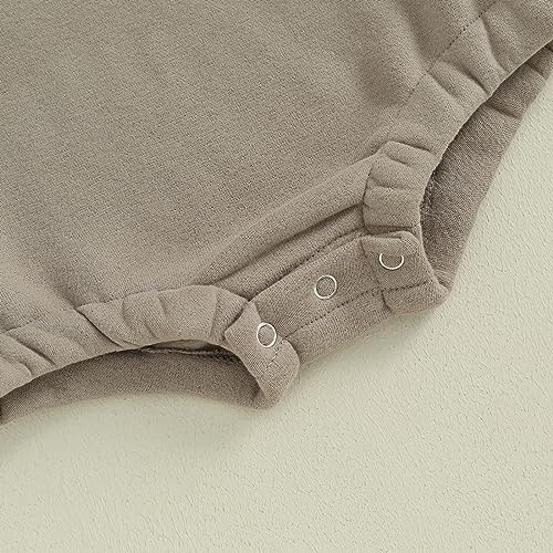 VISGOGO Newborn Infant Baby Boy Oversized Romper Sweater Bodysuits Coming Home - Image 6