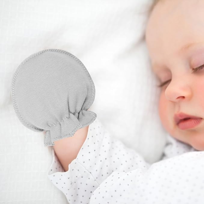 18 Pairs Newborn Baby Cotton Mittens No Scratch Gloves Newborn Mittens Infant - Image 6