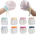 Cute Boys Girls Cotton No Scratch Gloves Drawstring Adjustable Mittens by Adeimoo