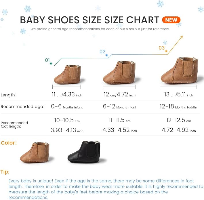Meckior Baby Girls Cowboy Tassel Boots Side Zipper Moccasins Soft Bottom - Image 6