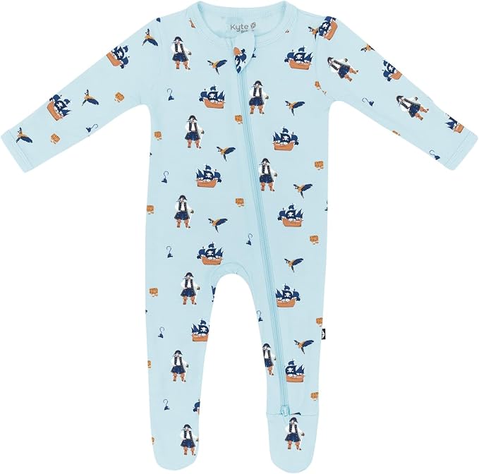 KYTE BABY Infant and Toddler Dual Zipper Footie, Ultra-Soft Rayon Made From by KYTEBABY