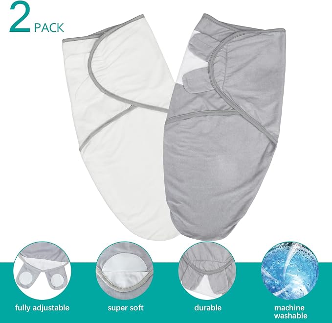 Biloban Baby Swaddle for Boy Girls, Baby Swaddles 3-6 Months | Swaddle Blanket - Image 2