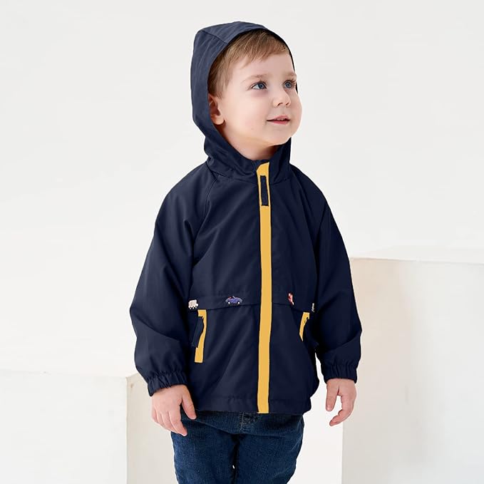 Volunboy Toddler Boys Spring Windbreaker Lightweight Jacket | baby boy - Image 3