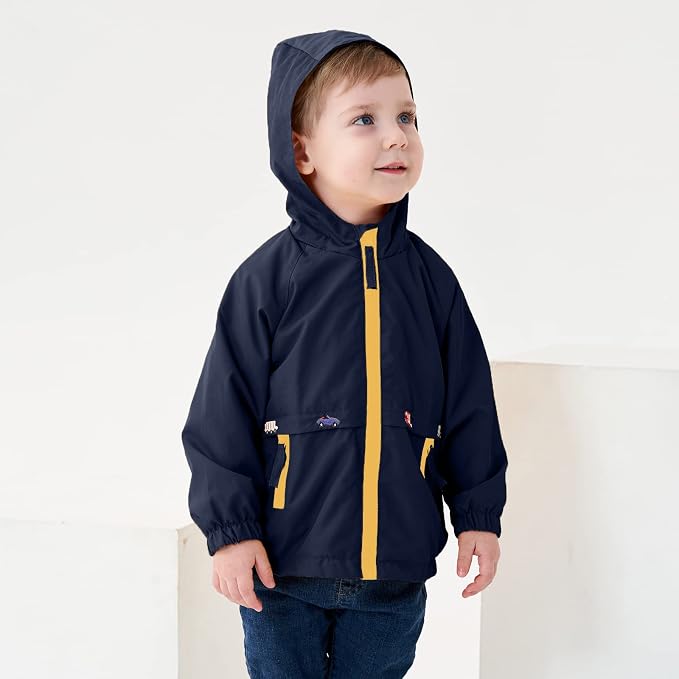 Volunboy Toddler Boys Spring Windbreaker Lightweight Jacket | baby boy - Image 3