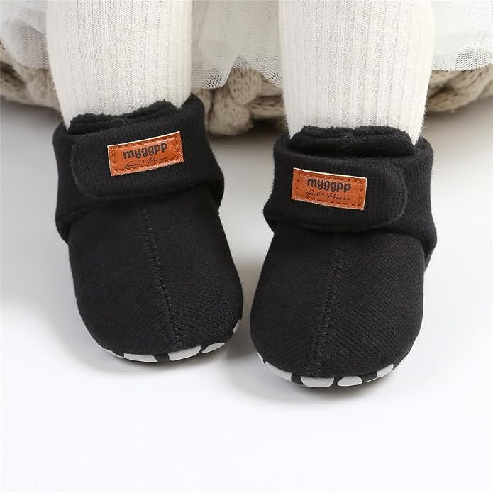 Ohwawadi Infant Baby Slippers Girls Boys Booties Warm Baby Socks Shoes Newborn - Image 3