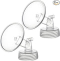 23mm 2 pc Flange Compatible with Spectra S2 S1 9 Plus Ameda MYA Motif Luna Breastpumps Replacement to Pump Parts and Flange. Compatible with Spectra Parts/Accessories