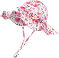 Baby Girl Sun Hat with UPF 50+ Outdoor Adjustable Beach Hat with Wide Brim by DANMY
