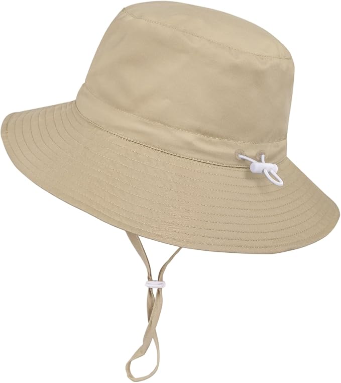 Baby Toddler Sun Hat, Boys Girls Adjustable Bucket Hat by DANMY