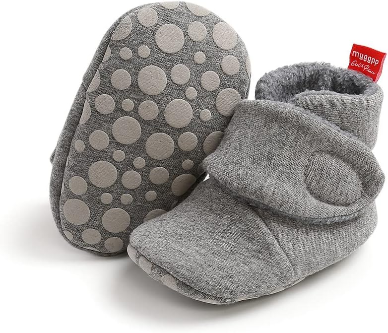 Baby Booties Cozy Fleece Slippers Soft Baby Shoes - Image 5