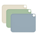 Cutebe Silicone Placemat for Toddles Kids Non-Slip Reusable Portable Kids Placemats for Dinning Table Heat Resistant Placemats, Baby Placemat Stain Resistant Silicone Mat for Dining Table 3 Pack