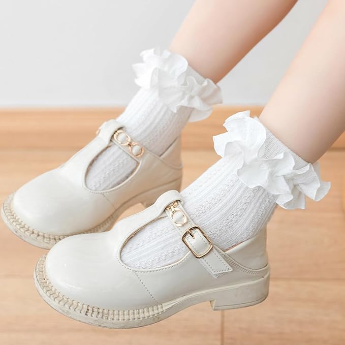 DRESHOW BQUBO Baby Girls Toddler Anti Slip Socks - Image 2