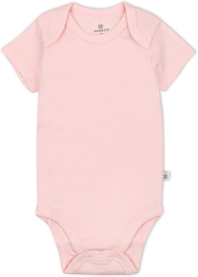 HonestBaby baby-girls 5-pack Short Sleeve Bodysuits One-piece 100% Organic - Image 4