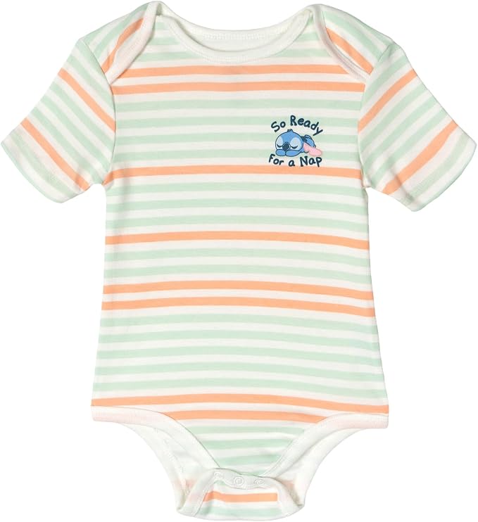 Disney Baby 5-Pack Short Sleeve Bodysuits Newborn to Infant - Image 4