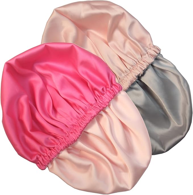AKISS Baby Infant Newborn Toddler Satin Silk Hair Bonnet Cap - Image 6