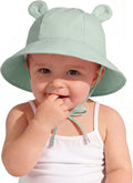 Zando Wide Brim Baby Sun Bucket Hat 0-4T UPF 50+ by ZANDO