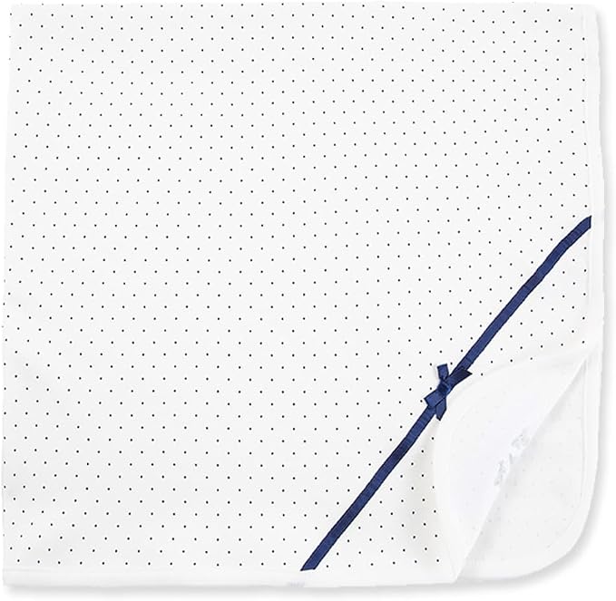 Little Me Blankets for Baby Girls' Swaddling Receiving Blanket, Ivory Rosebud - Image 3