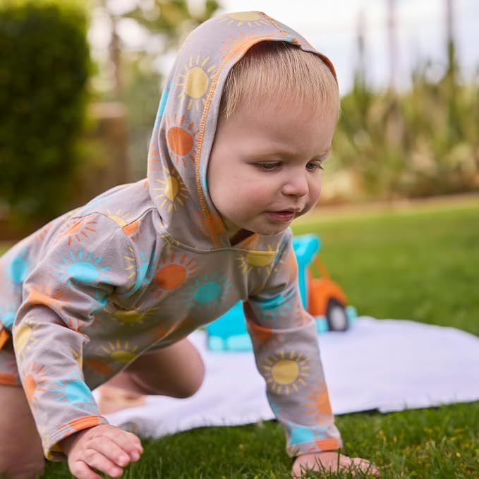 UV SKINZ Baby Boys' Hooded Sunzie UPF 50+ - Image 4