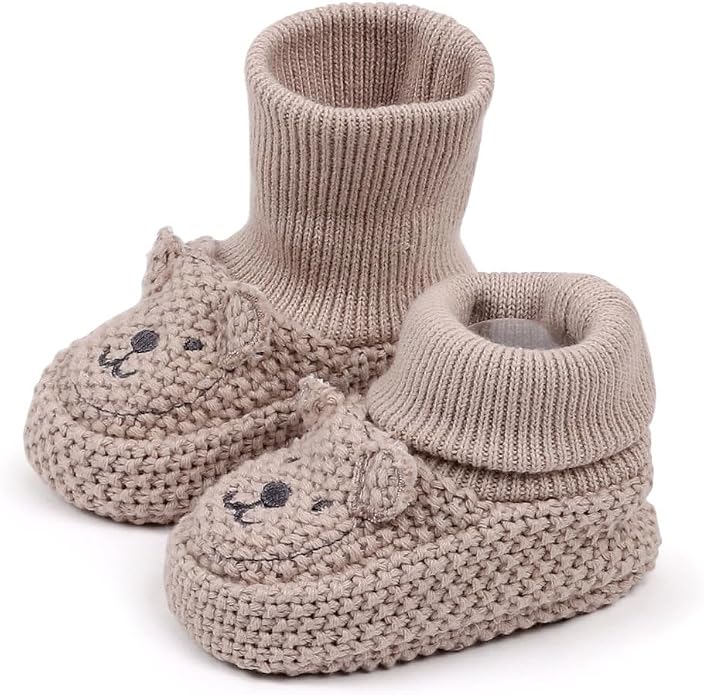 Newborn Baby Boys Girls Cozy Warm Booties Infant Cute Cartoon Knit Soft Socks by Unknown